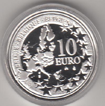 Beschrijving: 10 Euro SOCCER BELGIUM/NETHERLANDS